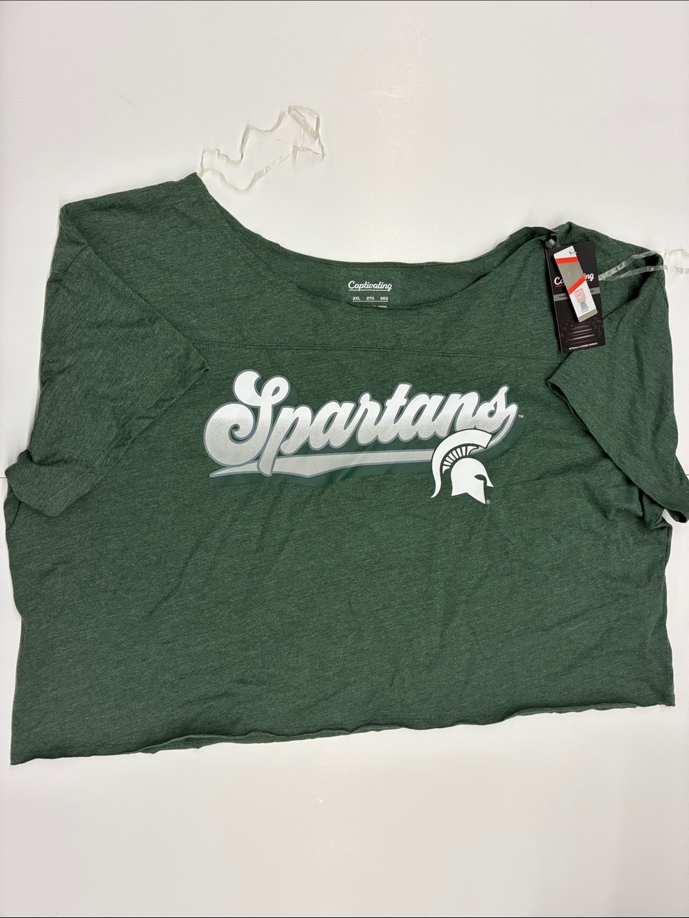 NEW Captivating NCAA Officially Licensed Michigan State Spartans Shirt Size 2XL